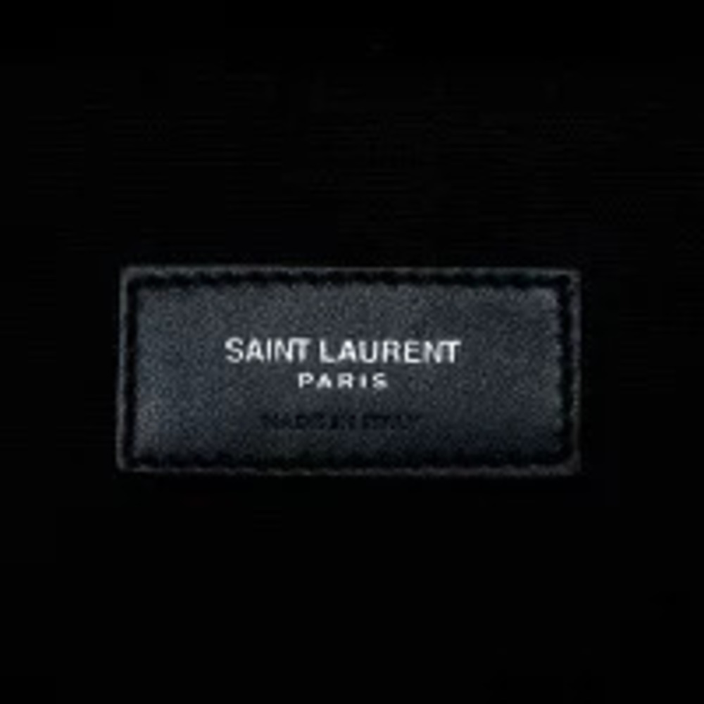 Yves Saint Laurent logo canvas waist bag shoulder black - Picture 11 of 13